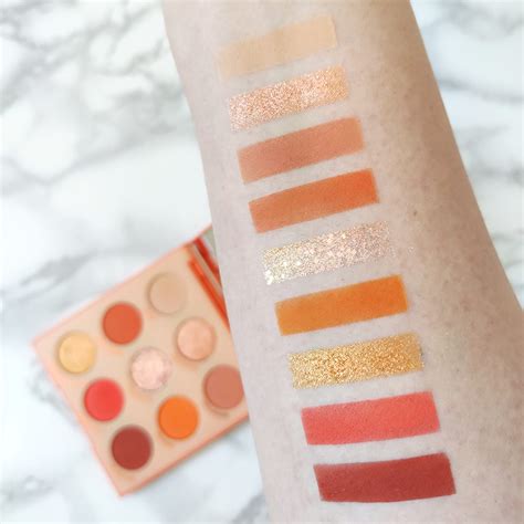 Série Colourpop Orange You Glad Swatch Et Make Up