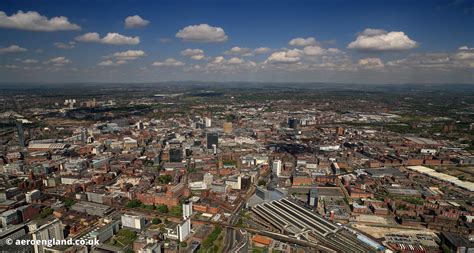 Aeroengland Aerial Photograph Of Manchester Greater Manchester England Uk