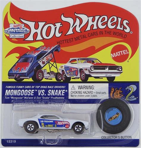 Mongoose Vs Snake Funny Cars Tom Mcewen And Don Prudhomme Hot Wheels
