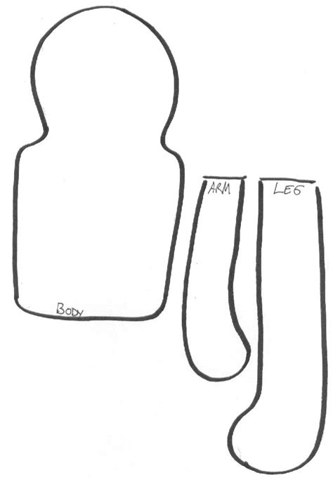 We start with easy sewing patterns for little beginners. SOFT DOLL PATTERN-Simple by Fyuvix on deviantART | Doll ...