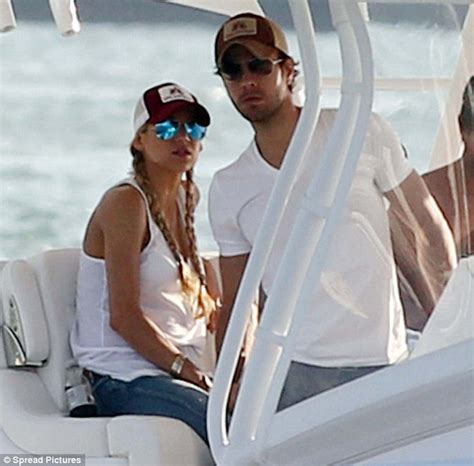 Enrique Iglesias Enjoys A Spin On The Water With Girlfriend Anna