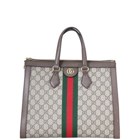 Gucci Gg Supreme Ophidia Medium Tote