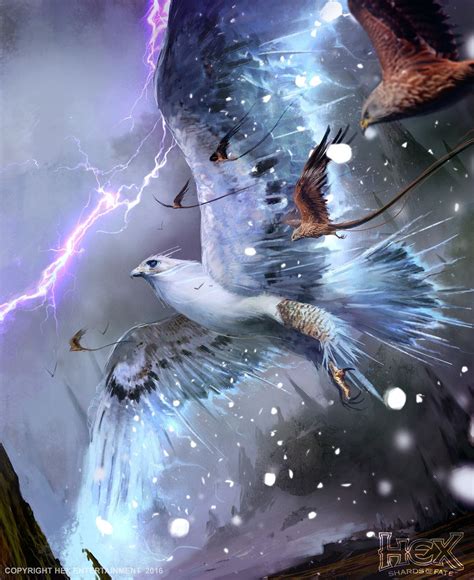 Hex Hail Hawk By Harpiya Fantasy Art Digital Art Fantasy Fantasy