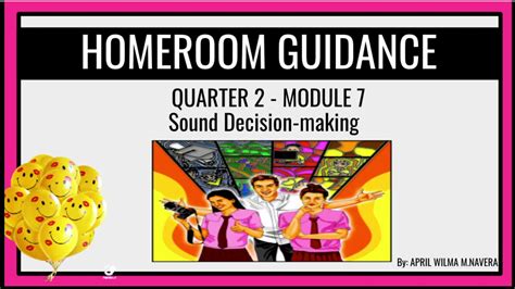 Powerpoint Grade 7 Homeroom Guidance Quarter 2 Module 5 My Road To