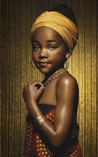 Wonderful Picture Of A Young African Girl — Bino And Fino African
