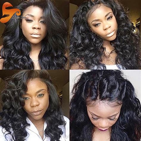 7a Brazilian Full Lace Wigs 100 Virgin Human Hair Lace Front Wigs For