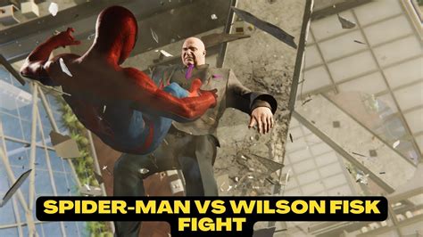 Spider Man Remastered Wilson Fisk Kingpin Boss Fight Youtube