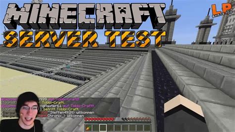 Minecraft Server Test Tobbicraft 01 Youtube