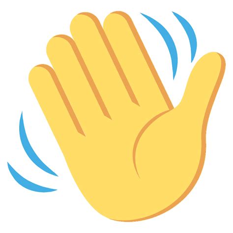 Waving Hand Emoji Png Images And Photos Finder