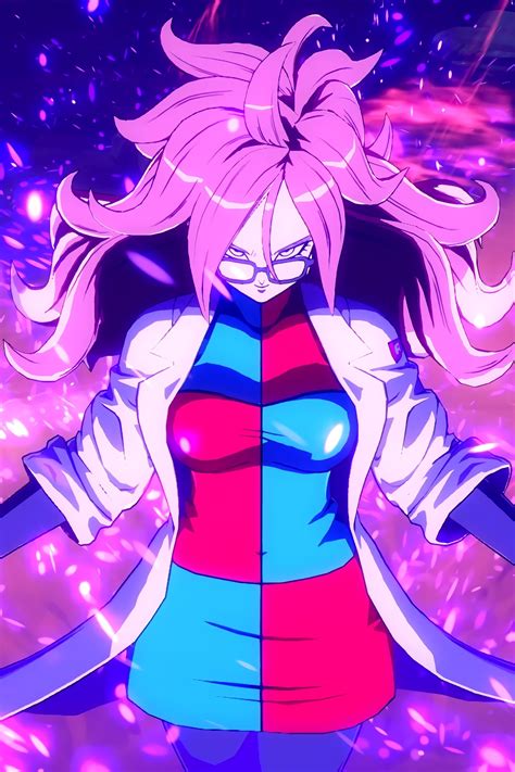 Download 1440x2960 Wallpaper Android 21 Full Power Anime