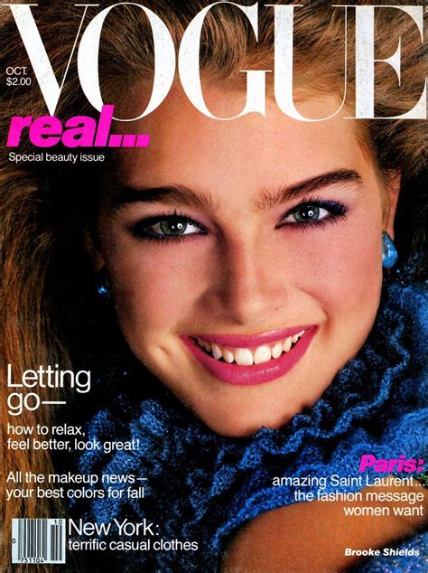 Brooke Shields By Richard Avedon Vogue Us October 1980 Brooke Shields