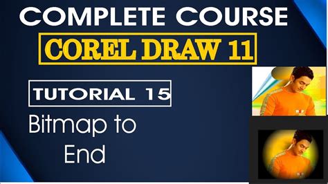 How To Bitmap To End In Corel Draw Corel Drawl Course In Urdu Hindi Amriya Official Youtube