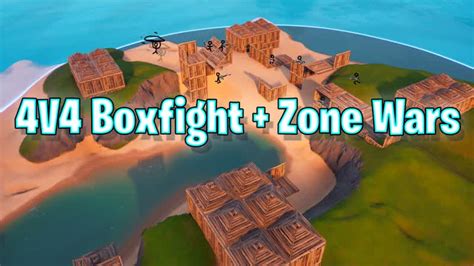 4v4 boxfight zone wars [ twin ] fortnite creative map code