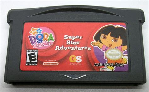 Dora The Explorer Super Star Adventures Gameboy Advance Game