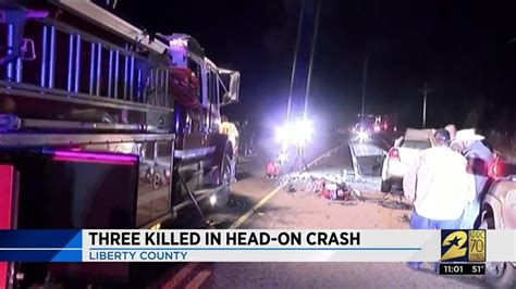 3 Killed In Liberty County Crash Youtube