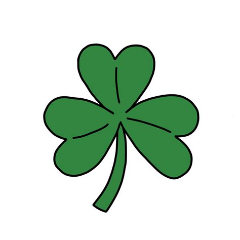 How To Draw A Shamrock Step By Step For Kids And Beginners