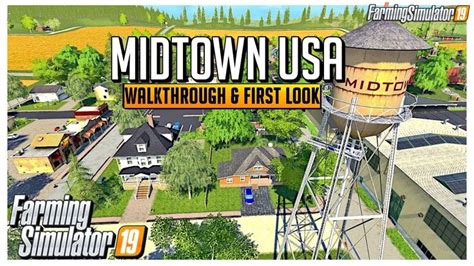 Midtown Usa 4x Map V20 For Fs19 By Ccs101 Midtown Farming