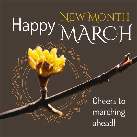 Copy Of Happy New Month March Postermywall