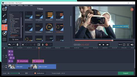 Movavi Video Editor Plus 2020 Technology Set