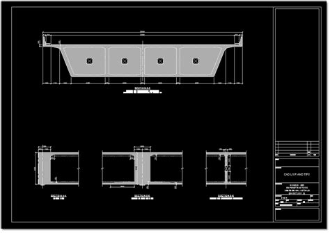 Cad Lisp And Tips Lisp A Bridge Dimension Drawing In 10 Seconds