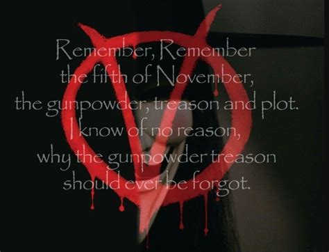 Remember Remember The 5th Of November V For Vendetta Remember