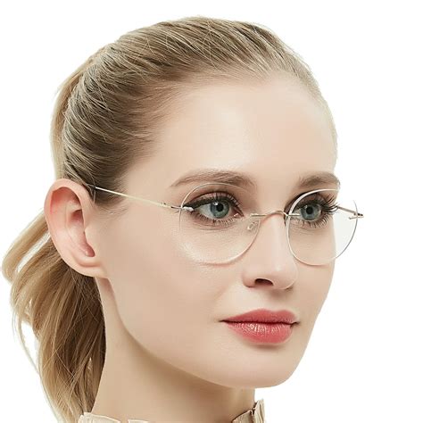 Spectacle Frame Eyeglasses Women Men Computer Optical Prescription Male