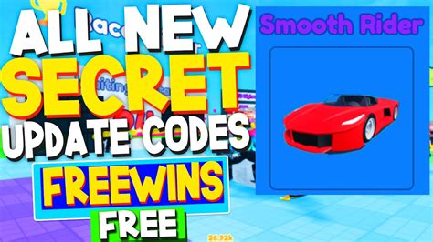 All New Secret Cars Update Codes In Race Clicker Codes Roblox Race