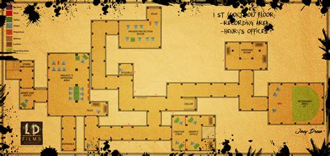 Bendy And The Ink Machine Map Layout Maping Resources
