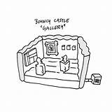 Castle Bouncy Getdrawings Drawing sketch template