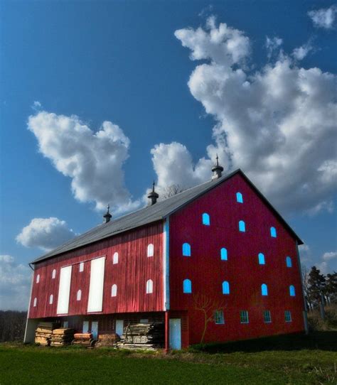 A Barn Near Poolesville Virginia By Tony Karp Red