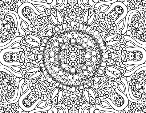 Detailed Flower Coloring Pages To Download And Print For Free