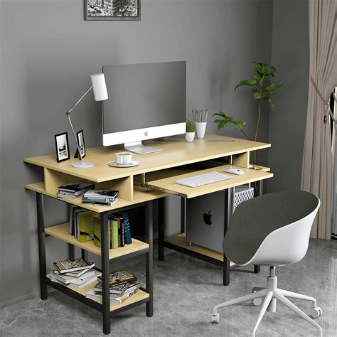 Mecor Computer Desk Study Writing Table For Home Office ，modern Writing