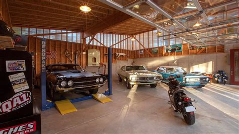 New Garage And Auto Workshop Was Built To Enhance Existing Midcentury