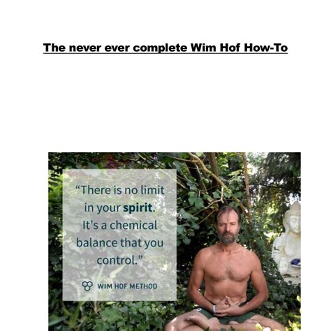 The never ever complete Wim Hof How.pdf | DocDroid