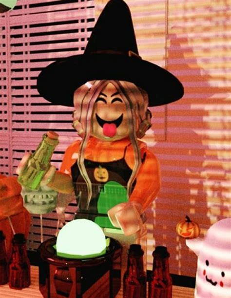 Witch Gfx Not Mine In 2020 Roblox Animation Halloween Profile Pics