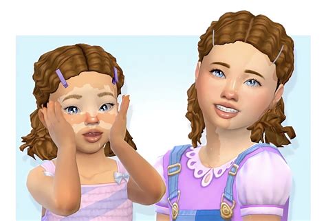 Sims 4 Cc Finds — Pia Hair Toddler And Child Conversion