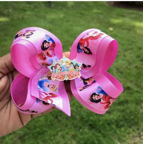 Hair Bow Is Made With Glitter Grosgrain Ribbon Which Measures 15 Inch