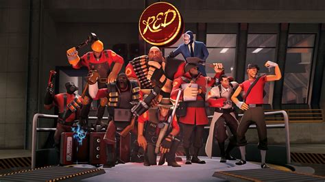 Red Team Team Fortess 2 Red Team Hit Games Pyro Man Humor