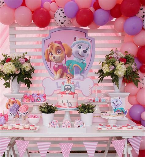 Pink Paw Patrol Birthday Decorations Supplier Gt