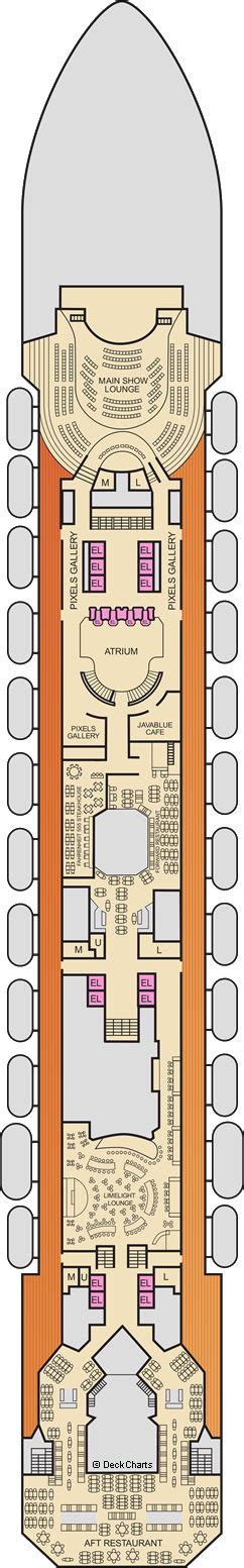 Carnival Radiance Deck Plans Ship Layout Staterooms Map Cruise Critic