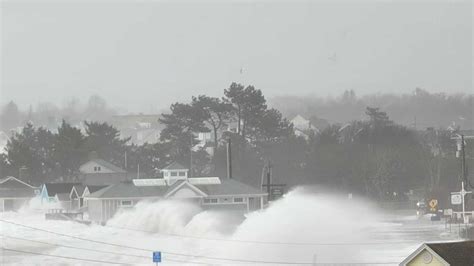 Images Flooding Along Nh Coastline Caused By Winter Storm