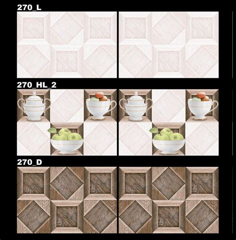 Glossy Ceramic Kitchen Wall Tiles Size 1x15 Feet300x450 Mm At Rs
