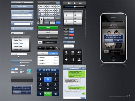 Iphone Gui Psd Source Download Psd