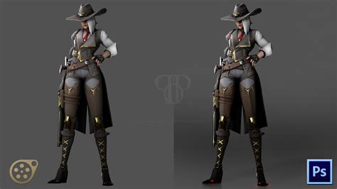 p o p a 3d animations amanda sparkle ashe overwatch render test
