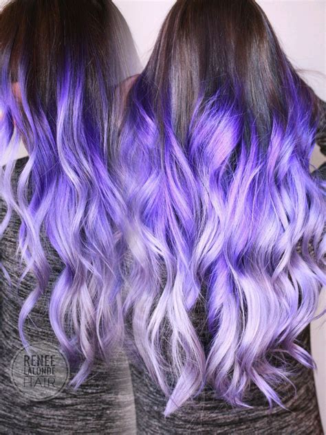 Lavender Purple Vivid Long Hair Pretty Hair Color Pretty Hairstyles