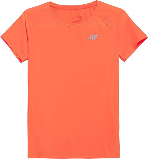koszulka damska h4z21 tsdf010 4f pomarańczowa sport shop pl