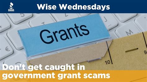 Wise Wednesday Dont Fall For A Government Grant Scam Youtube