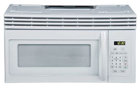 Haier Cu Ft Over The Range Microwave Oven In White The Home
