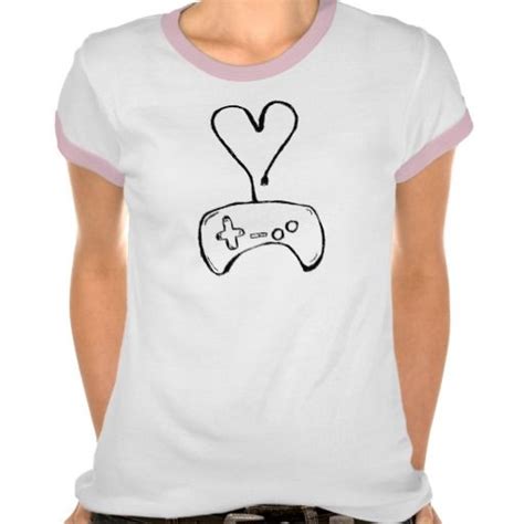 Girl Gamer T Shirt With Controller