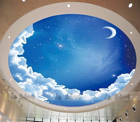 Free Download Star Ceiling Circular Woven Wallpaper Ceiling Wallpaper